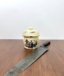 Sabatier La Trompette 12' Nogent Chef Knife Carbon Steel M Pouzet & Sarreguemines Obernai Lidded Terrine Pot