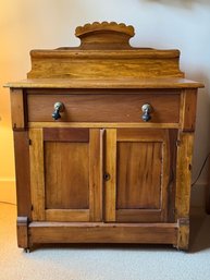Antique Rustic Style Pine Washstands