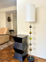 Stacked Glass Ball Floor Lamp