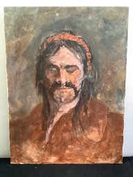 Painting On Canvas Portrait Of A Man