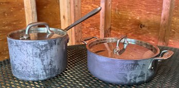 Two All Clad Pots
