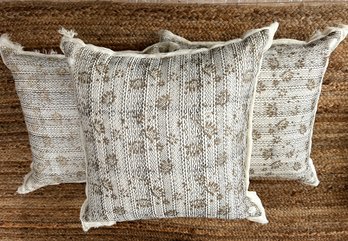 Down Pillow Trio-Can Be Used As Is Or As Down Inserts