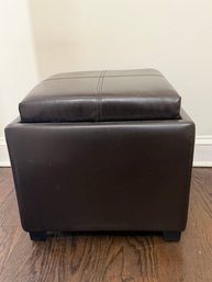 Safavieh Leather Storage Ottoman