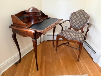 Louis XV Style Writing Desk And Coordinating Chair - Excellent Condition