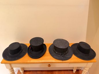 Lot Of 4 Modern Hats