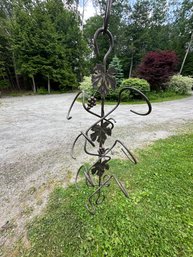 A Decorative Metal Wine Holder