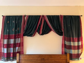 Indian Sari Textile Wall Hanging