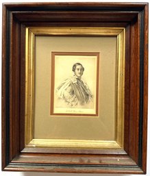 Edwin Dalton (b1800 England) Engraving Based On Franz Xaver Winterhalter's Portrait Of 1842 Prince Albert