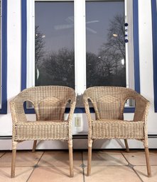 Woven Wicker Chairs