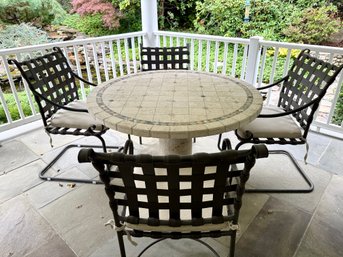 Outdoor Set - Table And Four Chairs