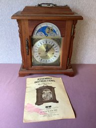 Emperor Moon Phase Mantel Clock