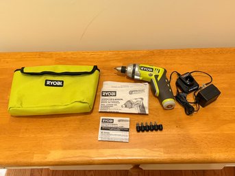 Ryobi Tek 4 Lithium Ion Screwdriver