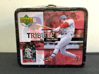 Upper Deck Tribute To McGwire Sealed Collectors Lunchbox