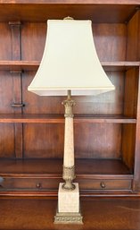 Marble Candlestick Lamp