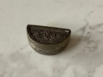 Sterling Silver Mini Trinket Box #61