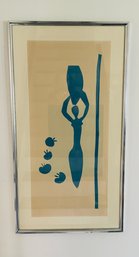 'Woman With Amphora And Pomegranates' Color Lithograph After Henri Matisse