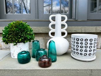 Hand Blown Bud Vases & Decor Galore