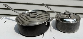 Two All Clad Pots