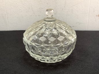 Fostoria Glass Lidded Candy Dish