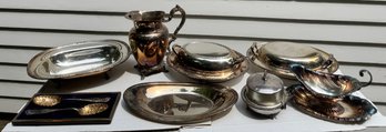Generous Lot Of Silver Plate