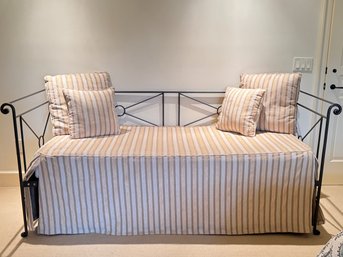 Charles P. Rogers Campaign Day Bed With Trundle