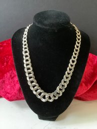 Sterling Silver Chunky Chain Necklace #77