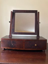 Square Dressing Table Mirror With Two Drawers