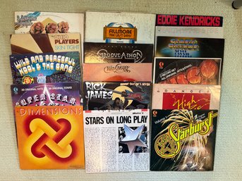 Vinyl Record Collection Including Kool & The Gang, Wild Cherry And Earth Wind & Fire