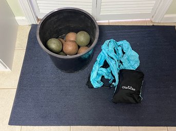 Hammock And Bocce Ball Set