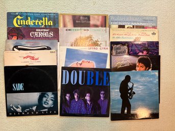 Vinyl Record Collection Including Michael Jackson's Thriller, Linda Ronstadt & Spyro Gyro