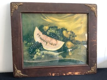 Framed Fruit Print