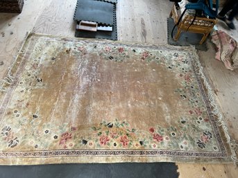 Vintage Chinese Silk Rug