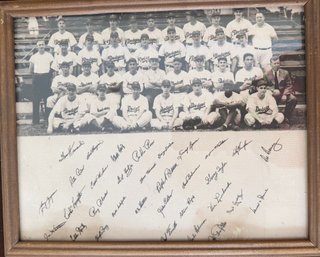 1947 Brooklyn Dodgers Team From Jackie Robinson's Rookie Season