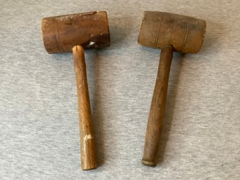 Pair Of Wooden Mallets