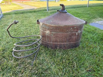 Antique Copper Moonshine Still (2)