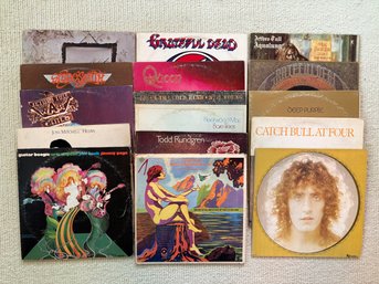 Vinyl Record Album Collection Including The Grateful Dead, Deep Purple, Jethro Tull & Queen