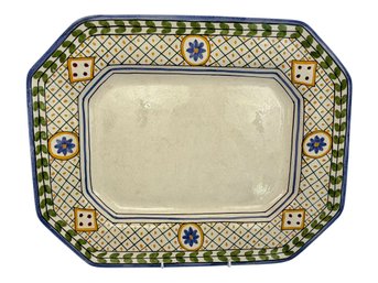 Vintage Hand-painted Portuguese Serving Piece