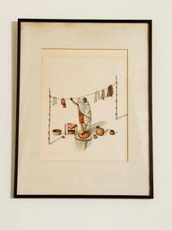 Vintage Watecolor, Nicely Framed