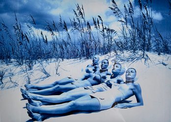 Trowbridge Antique Mirrored Framed Print From The Bettman Collection: Bathing Beauties