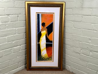 Emile Belle 'Beauties At The Theater' Signed & Numbered Lithograph