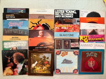 Records Including Lester Young, Randy Newman, Gladstone & The Flying Burrito Brothers