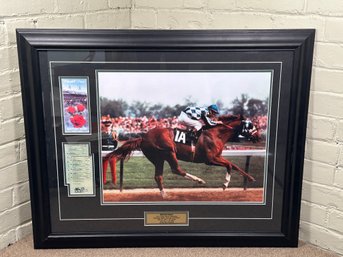 1973 Secretariat 'Run For The Roses' Framed Tribute