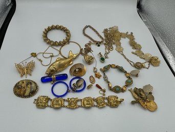 GOLD FILLED, PLATED JEWELRY LOT
