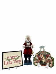 Antique And Vintage Holiday Decor Trio