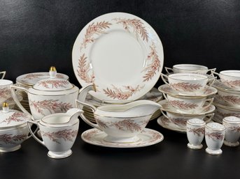 Wow! Rare & Beautiful Vintage Minton Fine China Dinnerware, Bedford Pattern, Service For Eight
