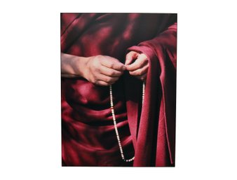 Large Sacred Devotion Tibetan Buddhist Mala Beads Canvas