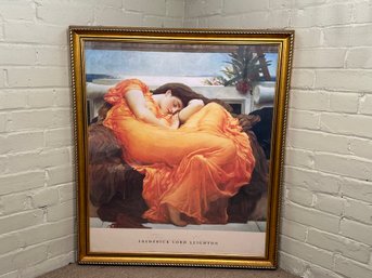 Frederick Lord Leighton F'laming June' Framed Print