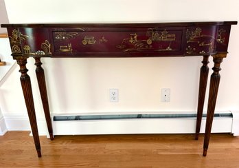 Maitland Smith Chinoiserie Console Table
