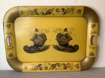 Vintage Cornucopia Tray