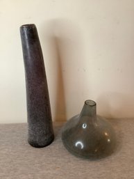 Pair Of Abstract Vases